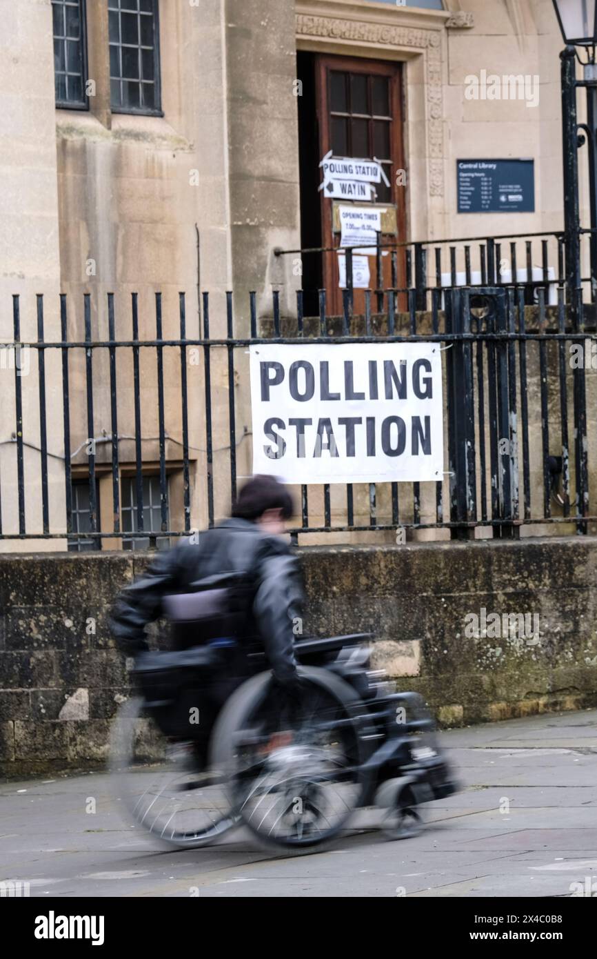 Bristol, UK. 2nd May, 2024. Local Elections are held in Bristol. This is the first time in over 10 years the City has not voted for an elected Mayor having decided to abolish the position. Credit: JMF News/Alamy Live News Stock Photo