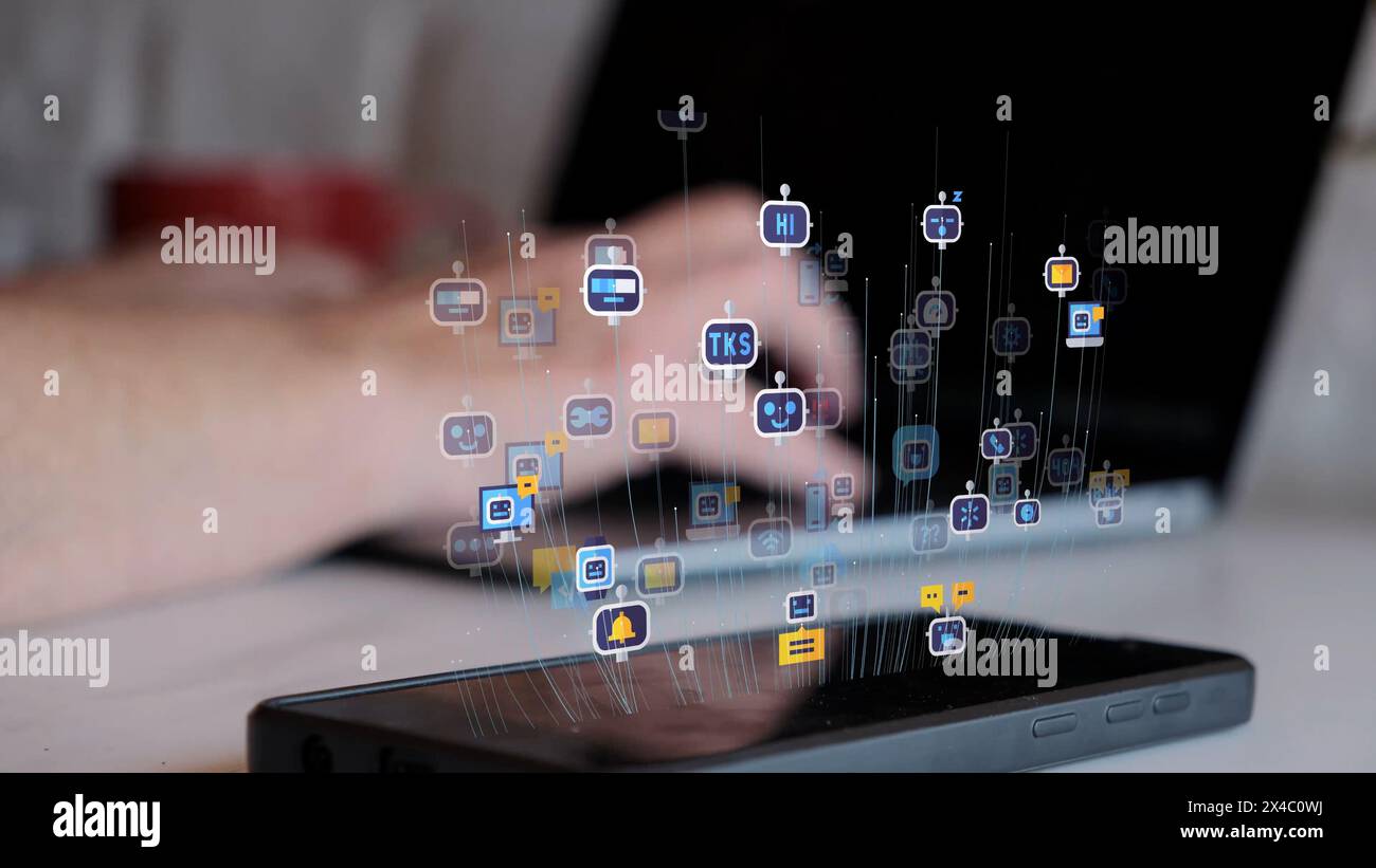 Ai chatbot question hi-res stock photography and images - Alamy