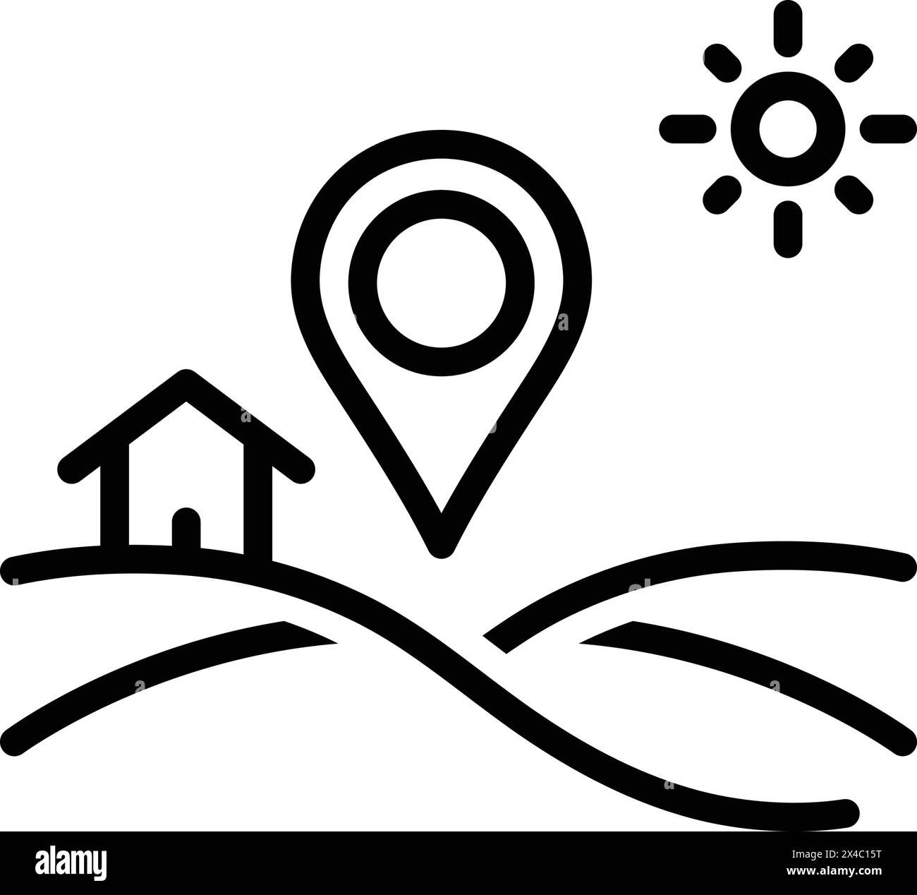 Icon for land, ground Stock Vector Image & Art - Alamy
