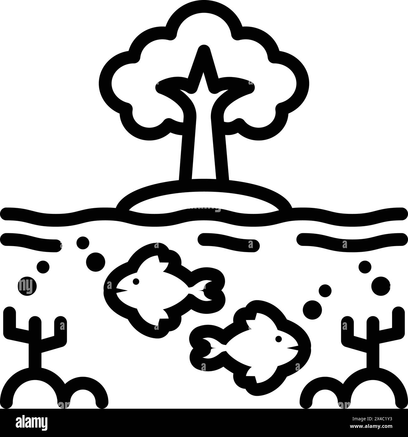 Acidification and ocean Stock Vector Images - Alamy