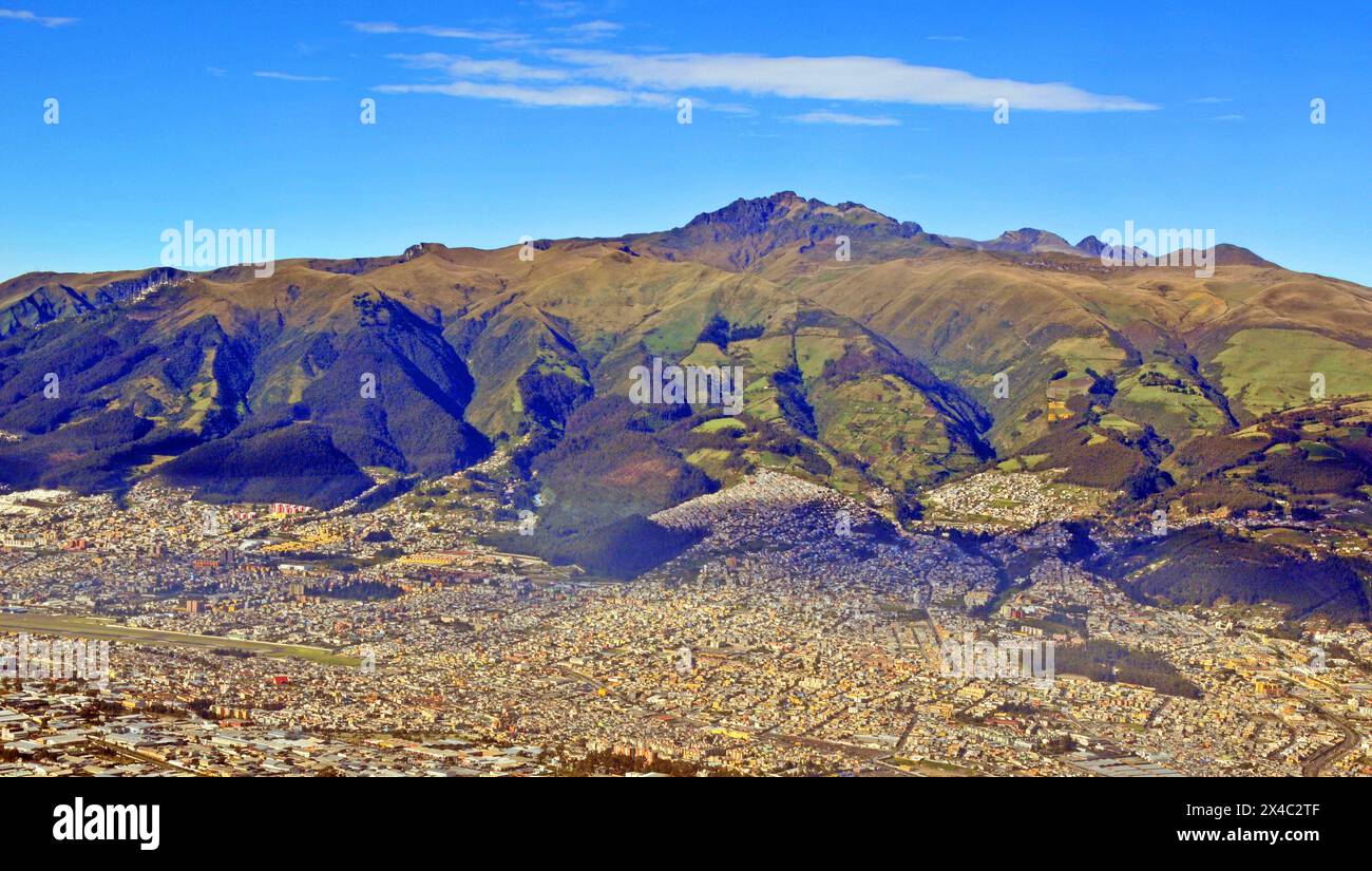 Guagua Pichincha volcano, Quito, Ecuador Stock Photo