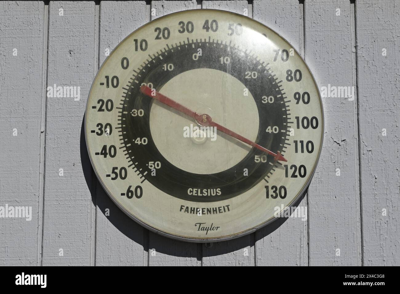 Heat thermometer hot temperature dial gauge hi-res stock photography ...