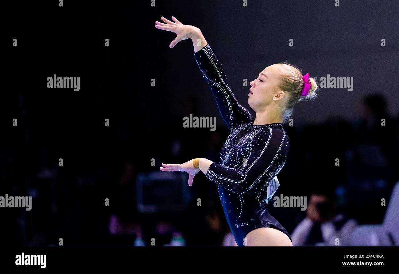 RIMINI - 02/05/2024, Camille Rasmussen (DEN) in action during the women ...