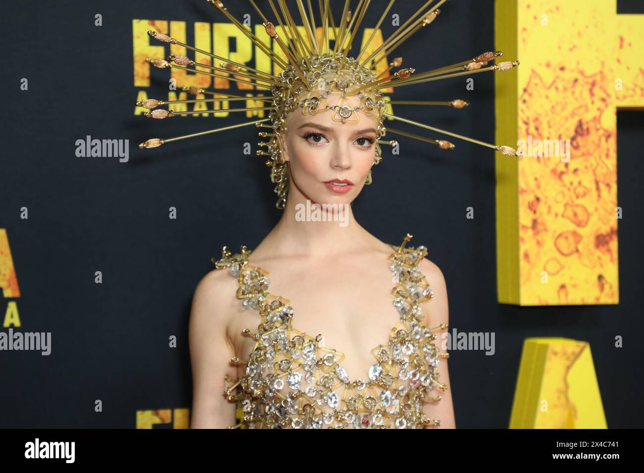 Sydney, Australia. 2nd May 2024. Anya Taylor-Joy (Furiosa) arrives on the red carpet for the Australian Premiere of Furiosa: A Mad Max Saga held at the State Theatre, 49 Market Street. Credit: Richard Milnes/Alamy Live News Stock Photo