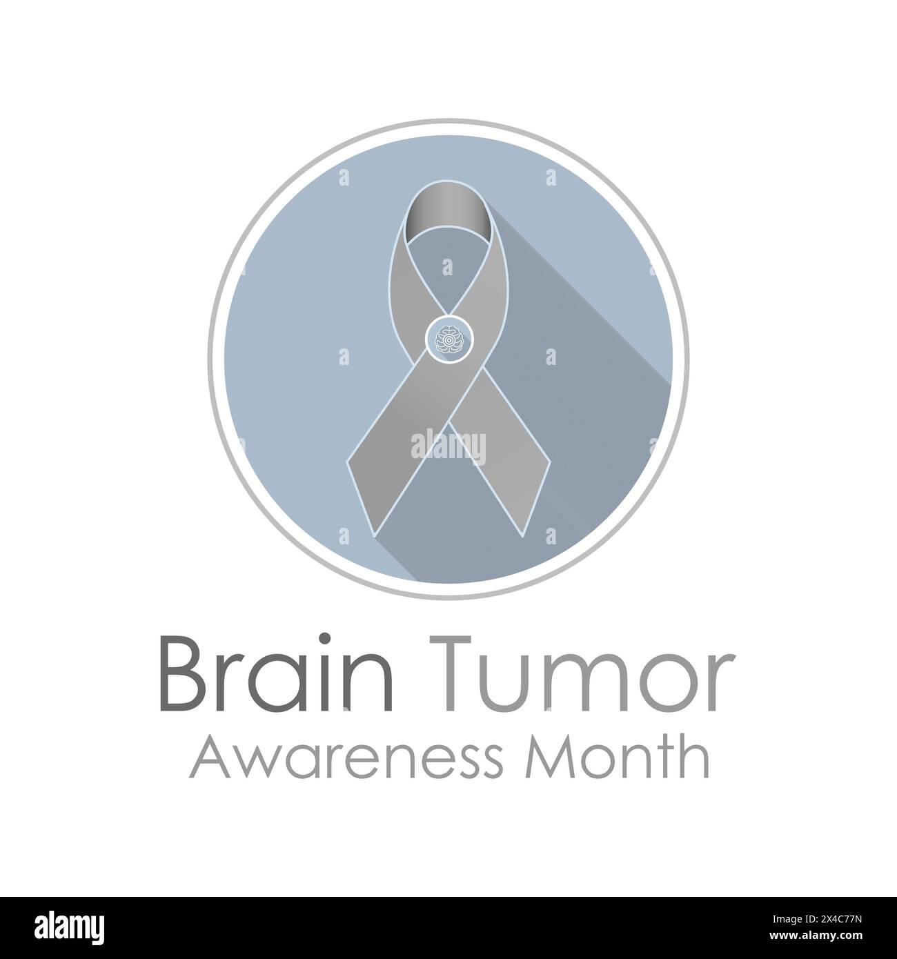 National Brain Tumor Awareness Month health awareness vector ...