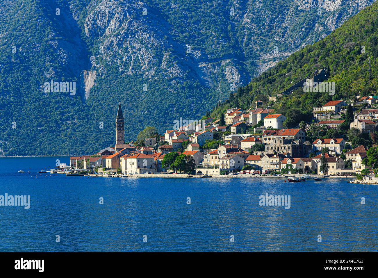 Budva, Tivat, Montenegro, Kotor. Seaside town of Budva, venetian ...