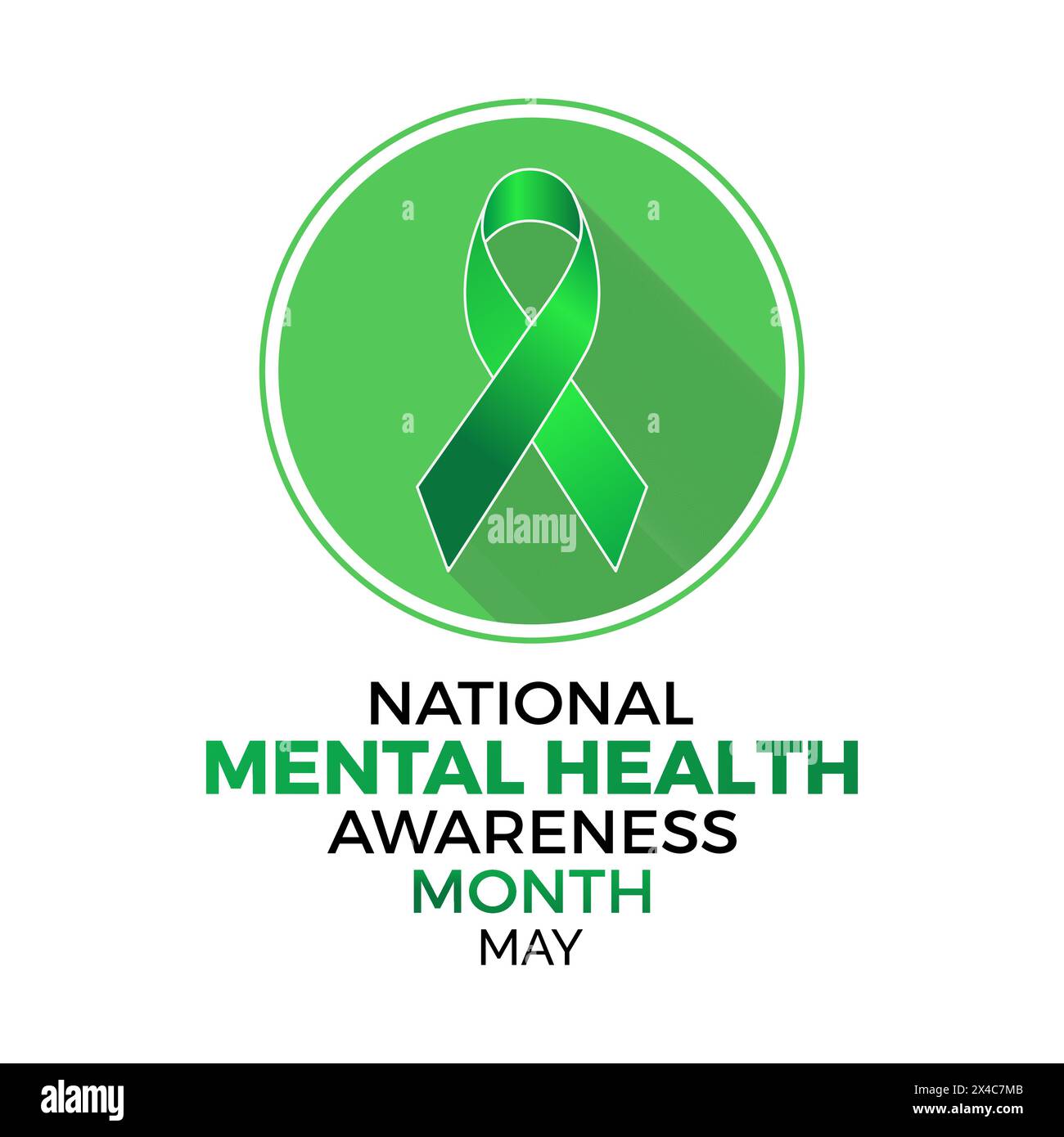 National Mental Health Month Health Awareness Vector Illustration National mental health month health awareness vector illustration