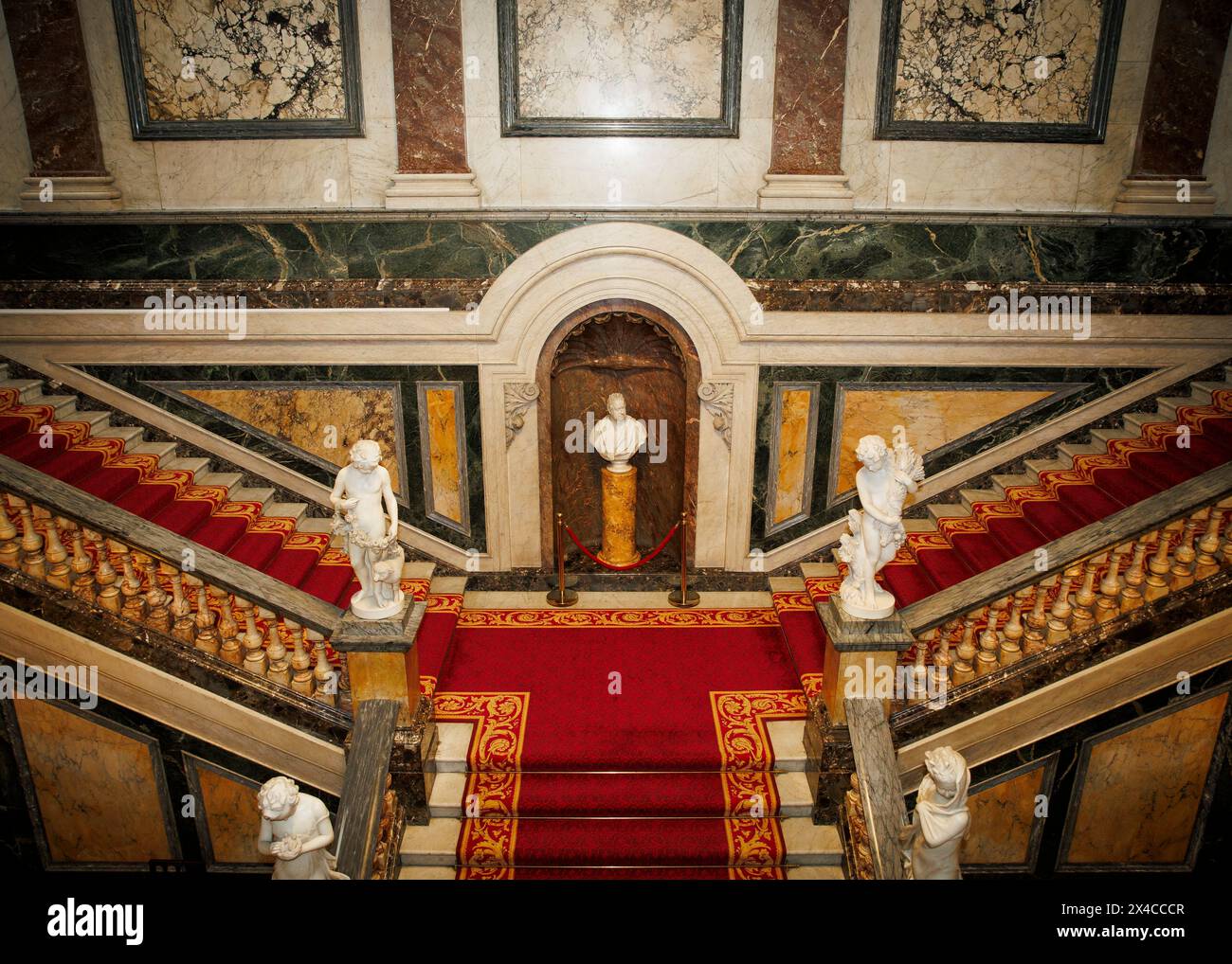 Interior of the Hallway and Staircase at Goldsmiths Hall, City of London ©Film Free Photography (Clarissa Debenham) / Alamy Stock Photo
