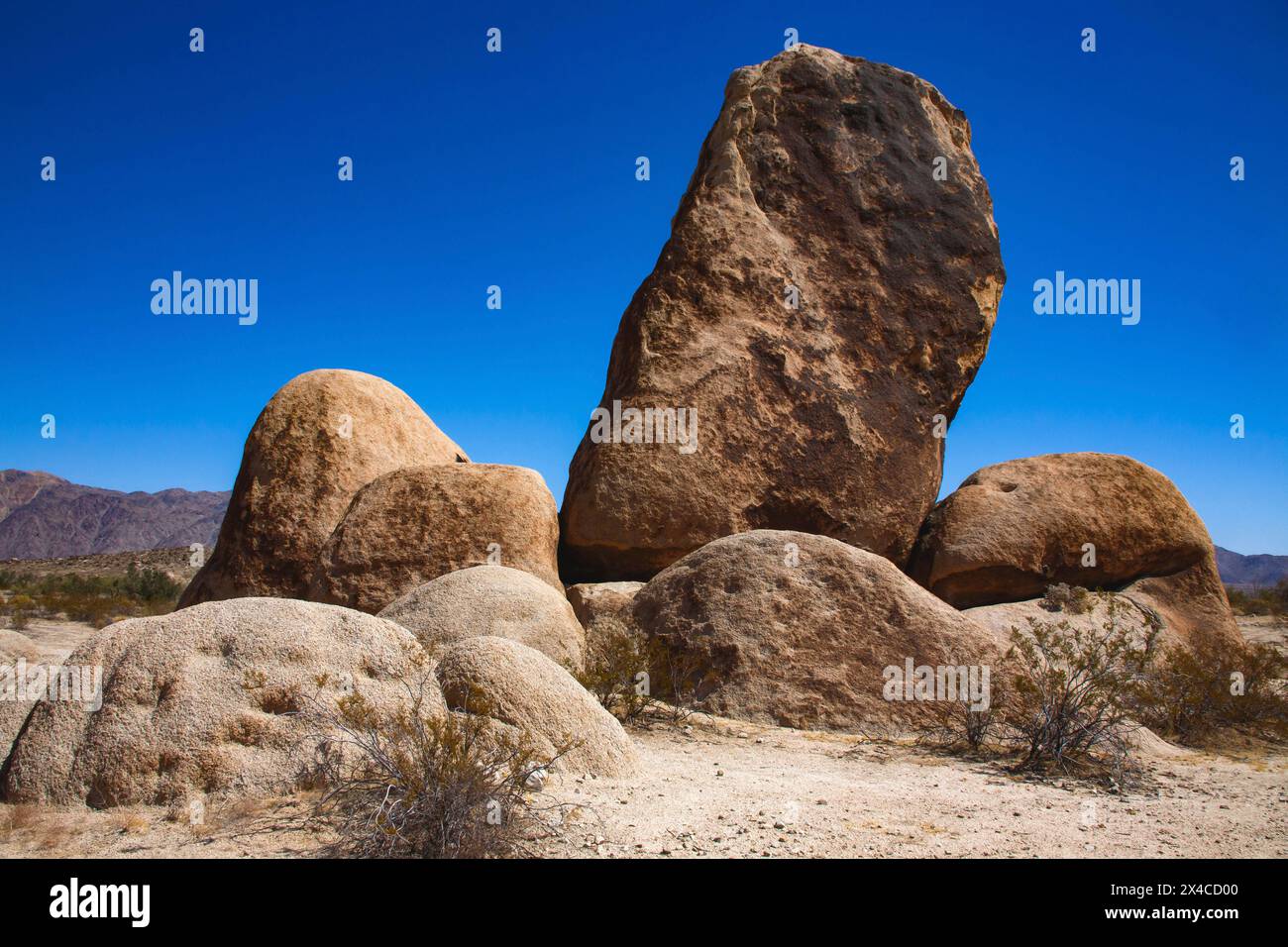 Hayfield Road off-ramp, Mojave Desert, California Stock Photo - Alamy
