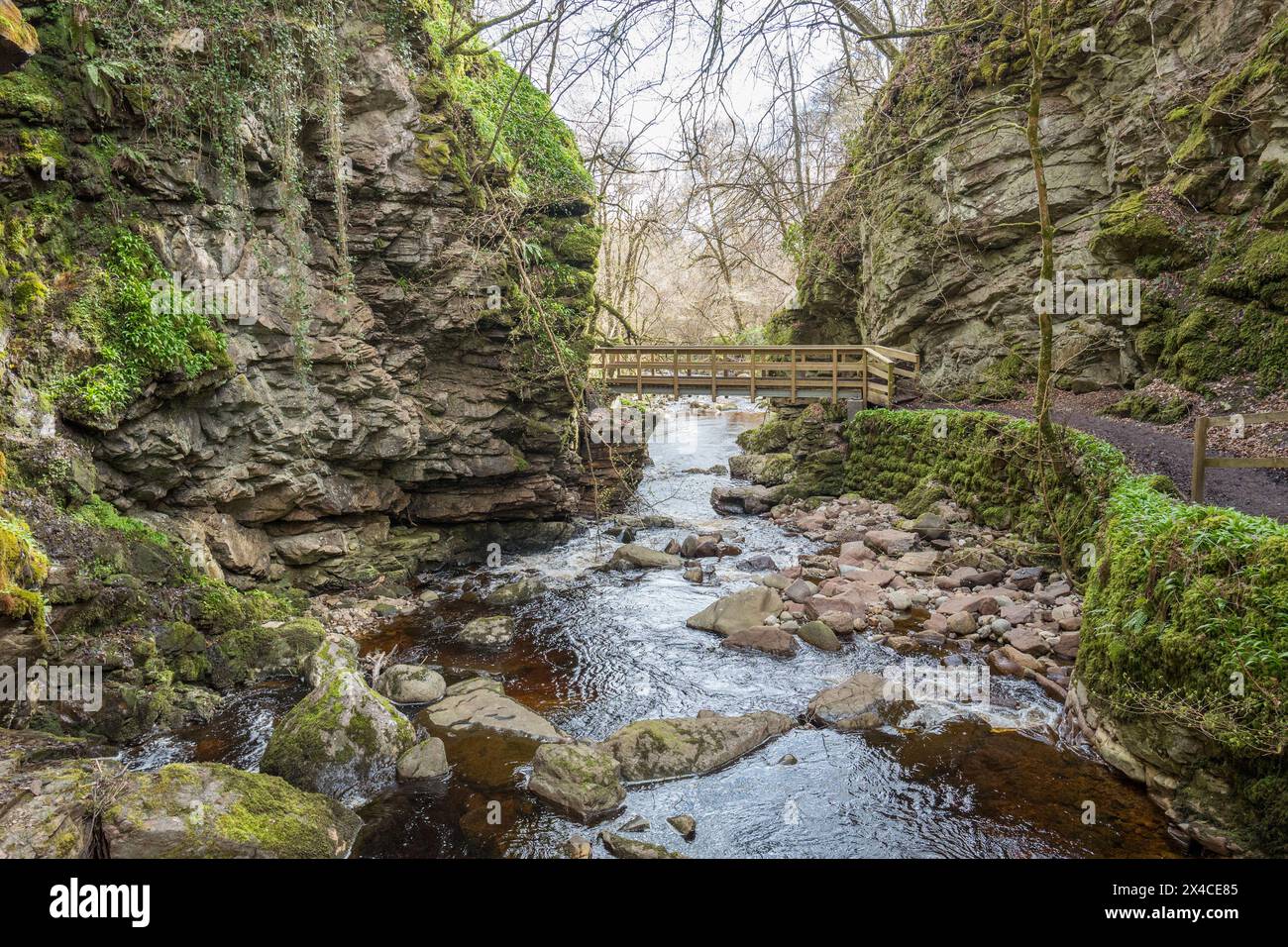 Golspie’s Big Burn falls, Golspie, Scotland, UK Golspie, Scotland, UK