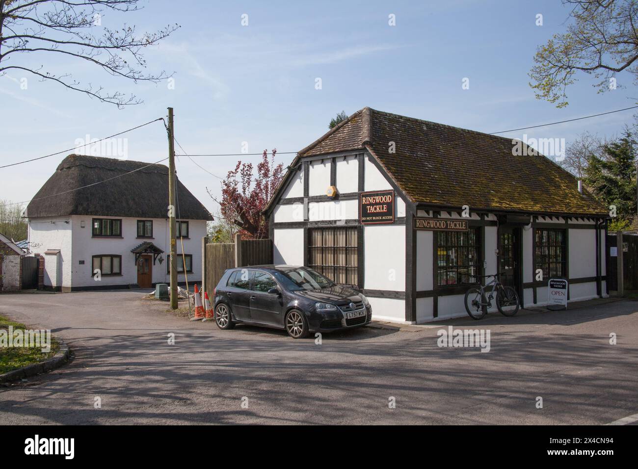 Old buildings in Ringwood, Hampshire in the UK Stock Photo - Alamy