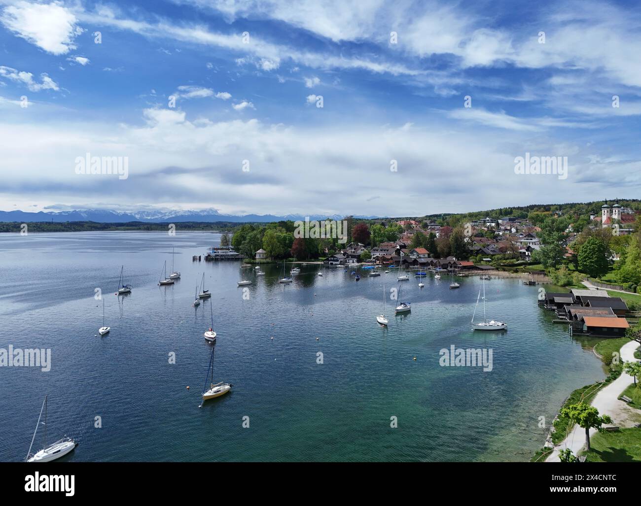 tutzing-bayern-deutschland-02-mai-2024-ein-fr-hlingstag-in-tutzing