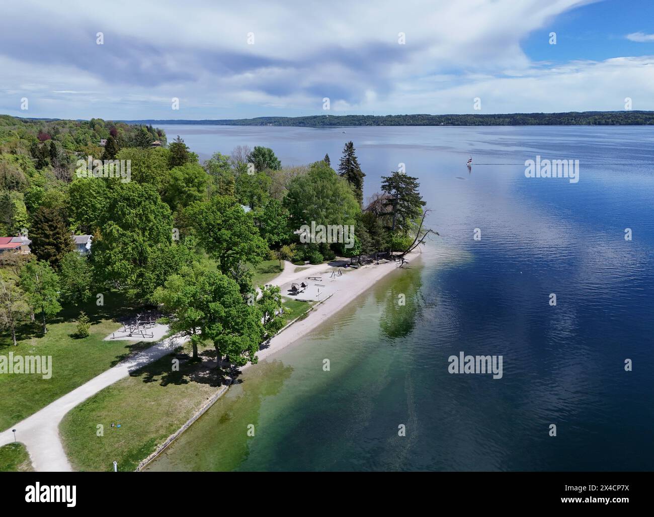 Wunderschone Starnberger See Parken Ebenbild