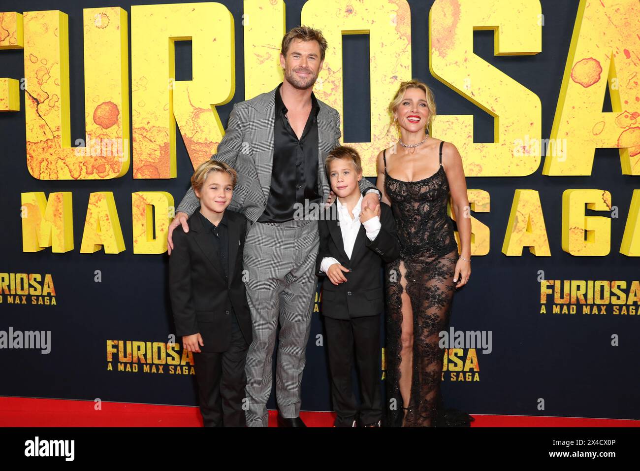 May 2, 2024 CHRIS HEMSWORTH, ELSA PATAKY and their children SASHA