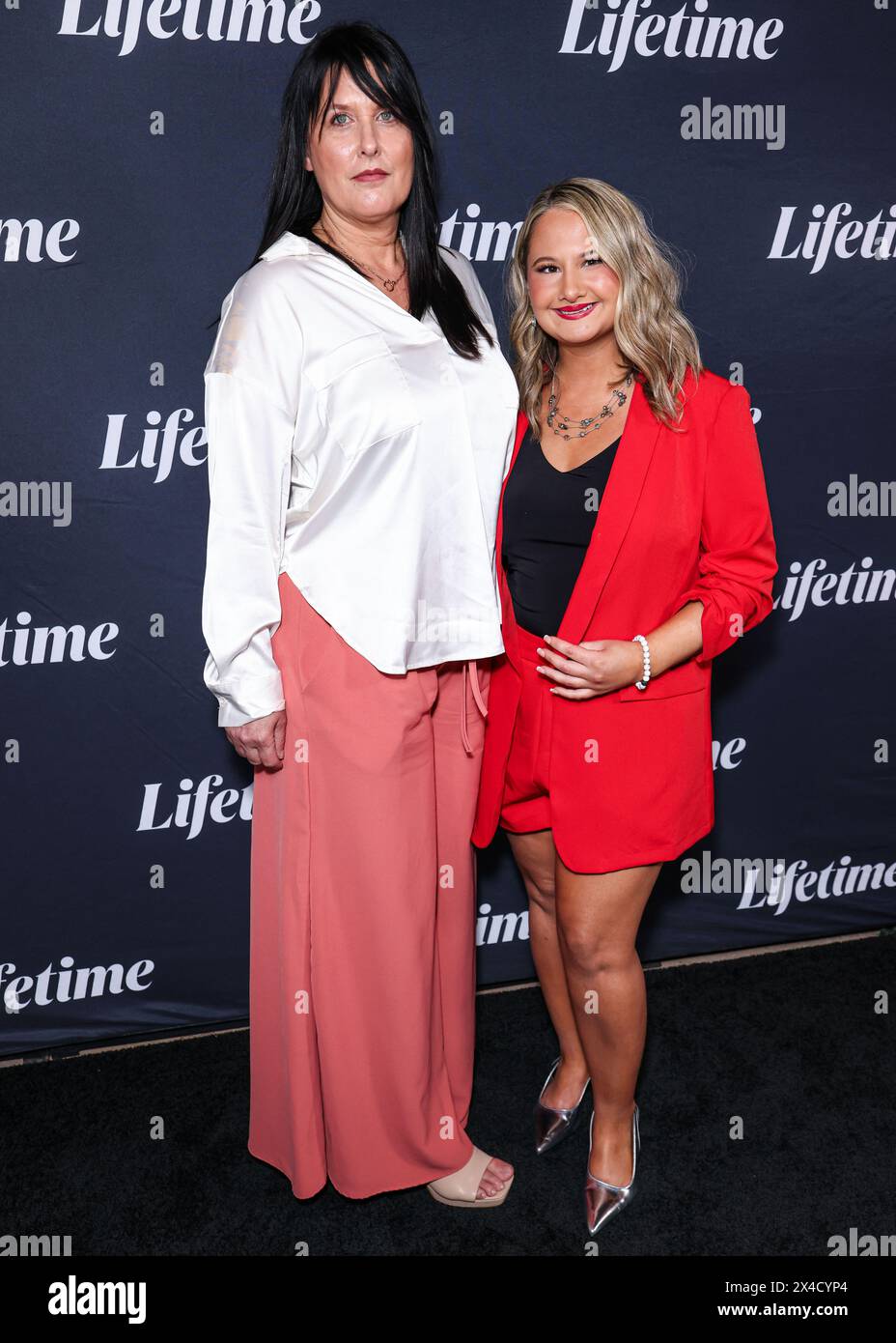 Los Angeles, United States. 01st May, 2024. LOS ANGELES, CALIFORNIA, USA - MAY 01: Kristy Blanchard and stepdaughter Gypsy Rose Blanchard arrive at An Evening With Lifetime: Conversations On Controversies FYC Event For 'Murdaugh Murders: The Movie', 'Where Is Wendy Williams?' and 'The Prison Confessions of Gypsy Rose Blanchard' held at The Lounge at Studio 10 at The Grove on May 1, 2024 in Los Angeles, California, United States. (Photo by Xavier Collin/Image Press Agency) Credit: Image Press Agency/Alamy Live News Stock Photo
