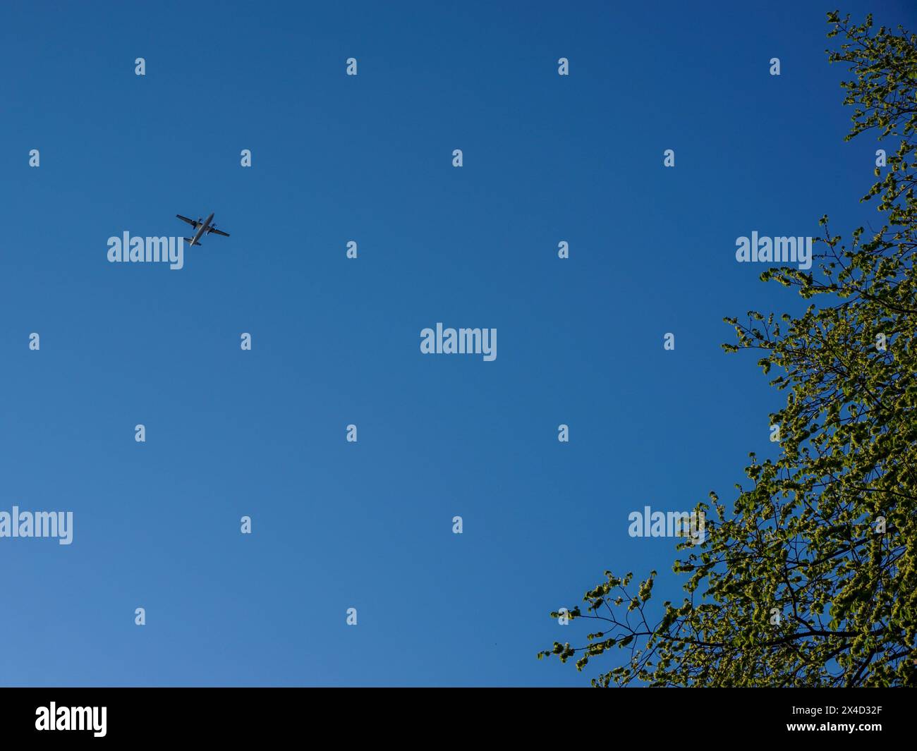 Flight wing azure aircraft hi-res stock photography and images - Alamy
