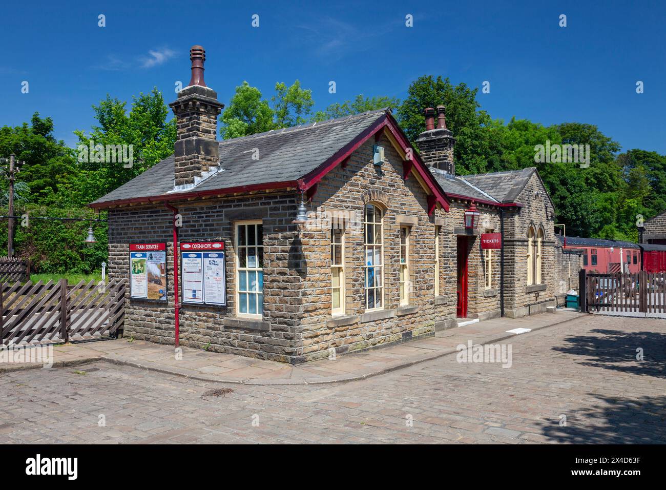 England West Yorkshire Oxenhope Station On The Keighley Worth england-west-yorkshire-oxenhope-station-on-the-keighley-worth