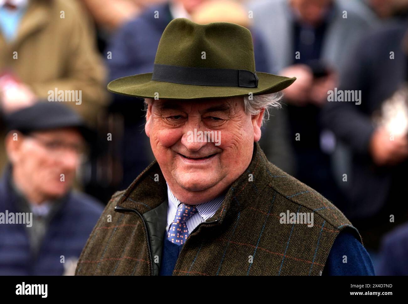 Horse trainer Noel Meade on day three of the Punchestown Festival at Punchestown Racecourse, County Kildare. Picture date: Thursday May 2, 2024. Stock Photo