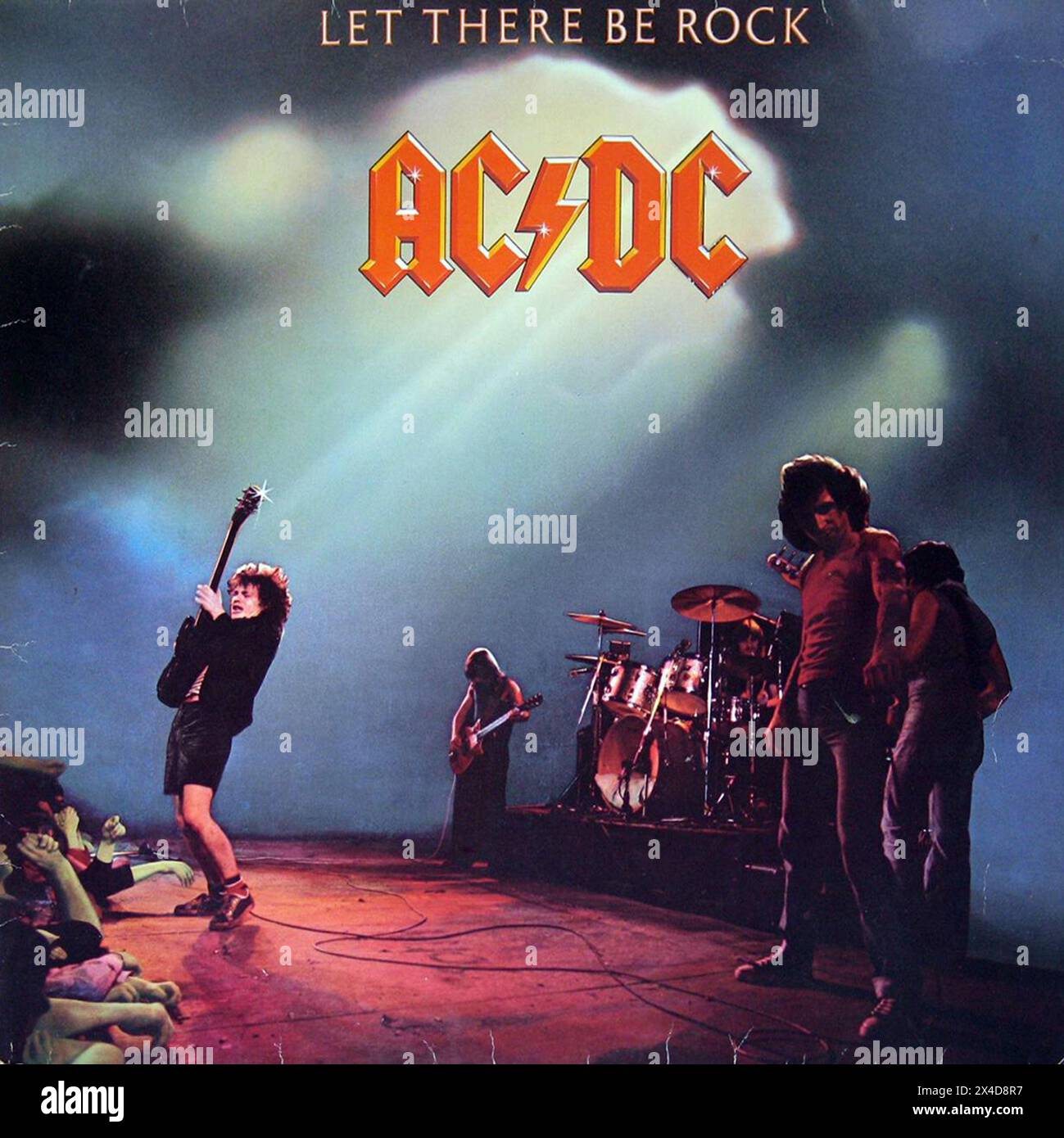 LET THERE BE ROCK AC/DC - Vintage vinyl record cover Stock Photo - Alamy