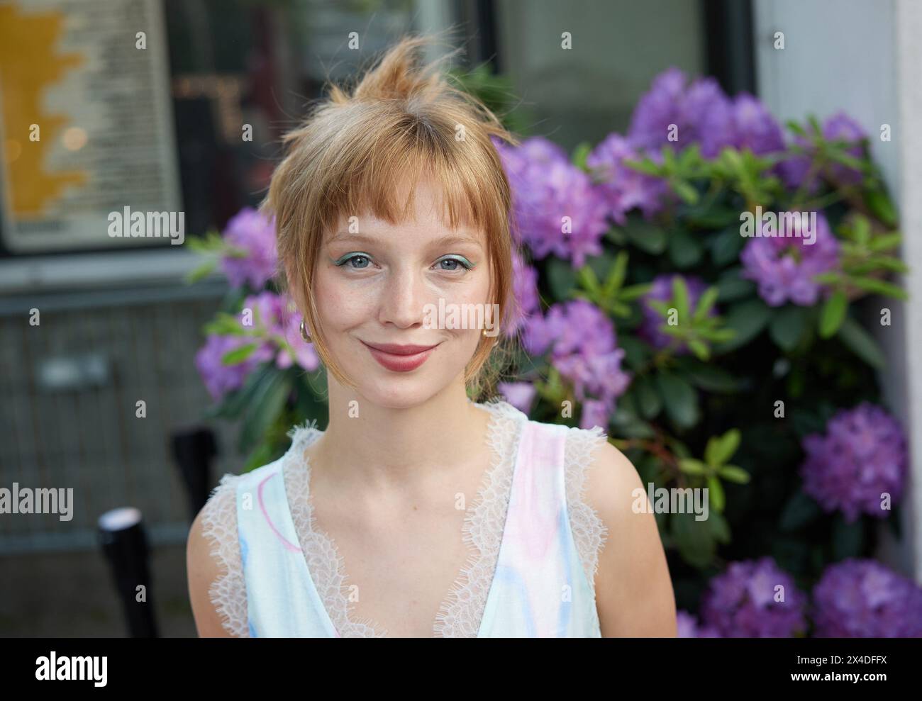 02 May 2024, Berlin The nominated actress Mina Giselle Rüffer attends