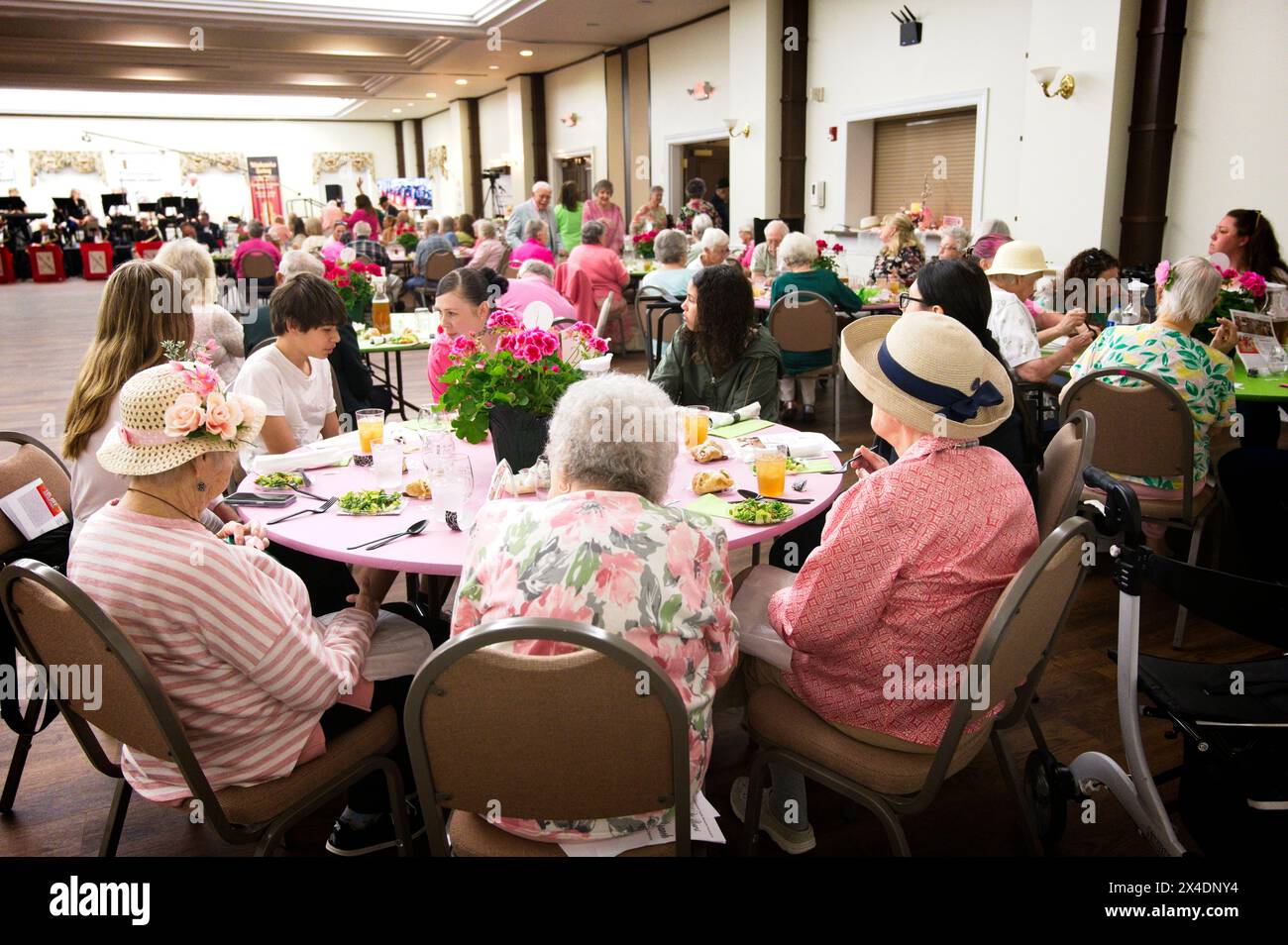 USA; 04262024 The Apple Blossom Festival Young at Heart Dance held