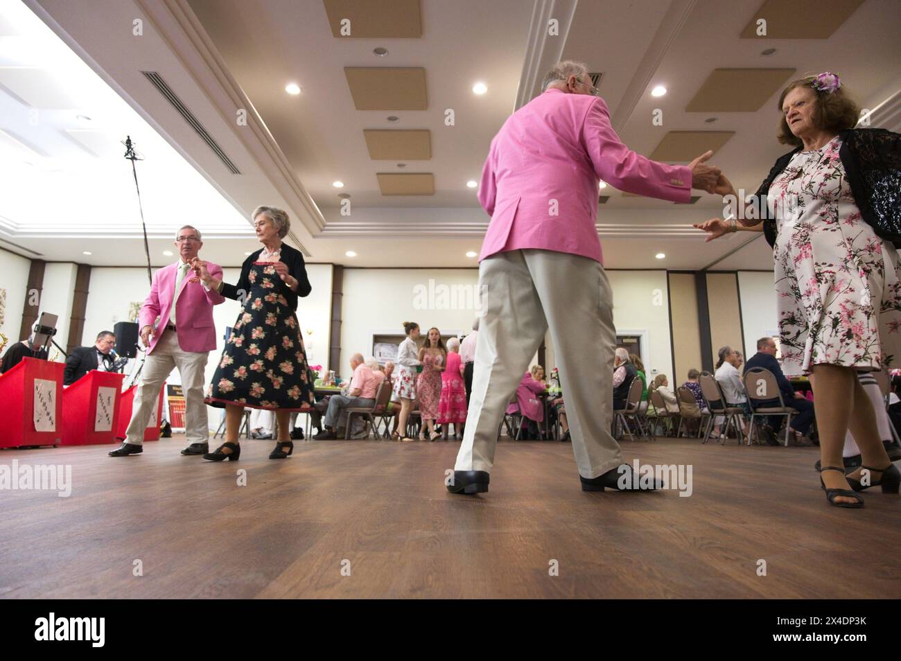 USA; 04-26-2024: The Apple Blossom Festival Young at Heart Dance held ...