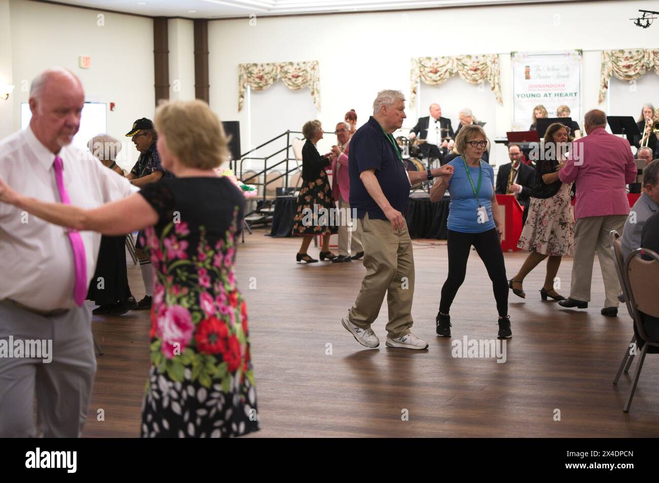 USA; 04262024 The Apple Blossom Festival Young at Heart Dance held