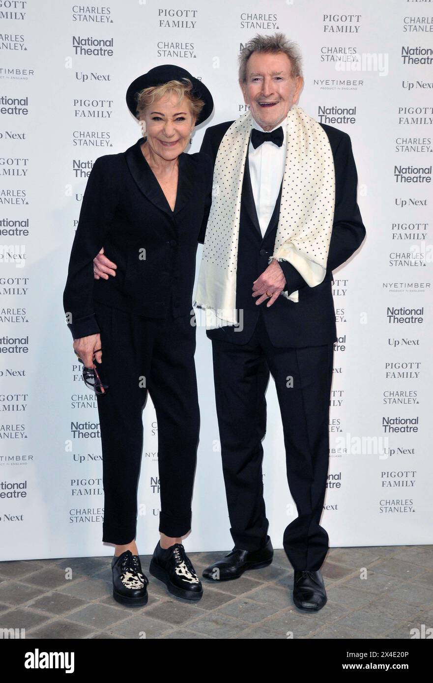 Zoe Wanamaker and Gawn Grainger at the National Theatre's Up Next Gala, National Theatre, South Bank, on Wednesday 01 May 2024 in London, England, UK. CAP/CAN ©CAN/Capital Pictures Stock Photo