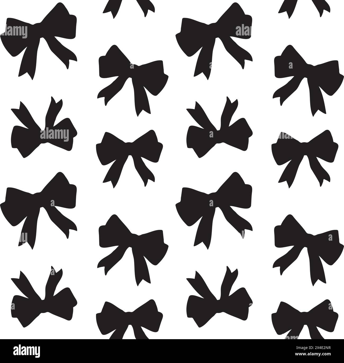 Vector seamless pattern of hand drawn bow tie Stock Vector Image & Art ...