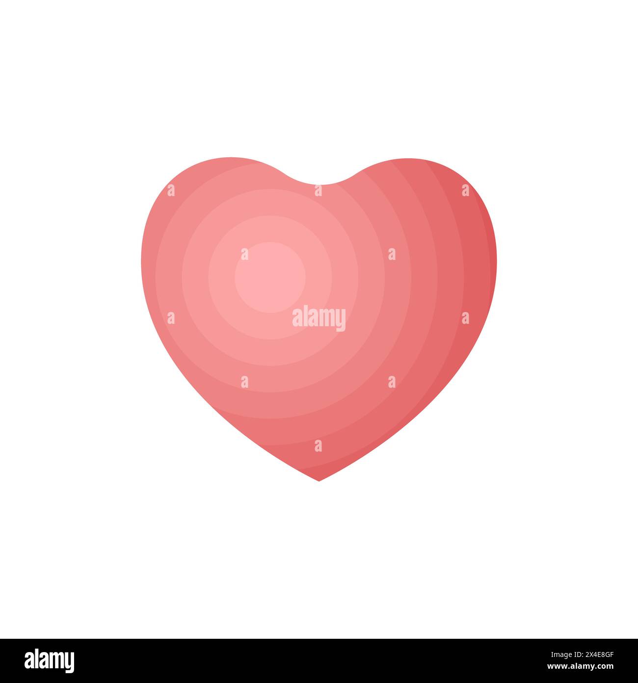 Red heart icon. Love logo. Valentine's day vector. Heart icon love ...