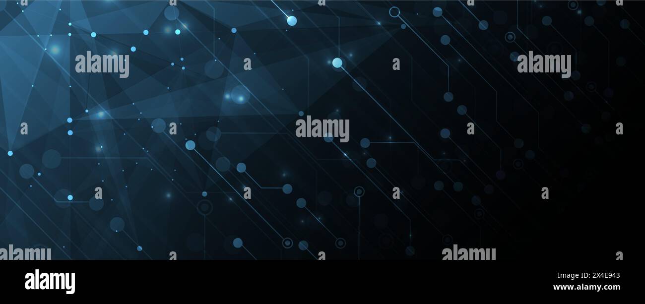 Technology abstract futuristic science background for internet business ...