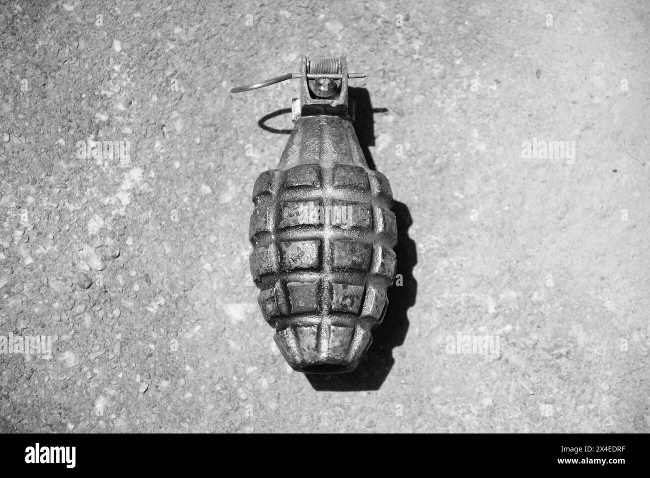 Hand grenade - from Korea Stock Photo