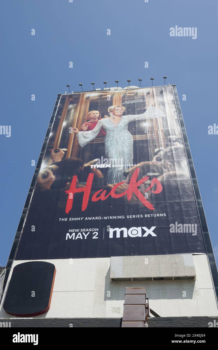 Los Angeles, California, USA 1st May 2024 Hacks MAX Billboard with Jean ...