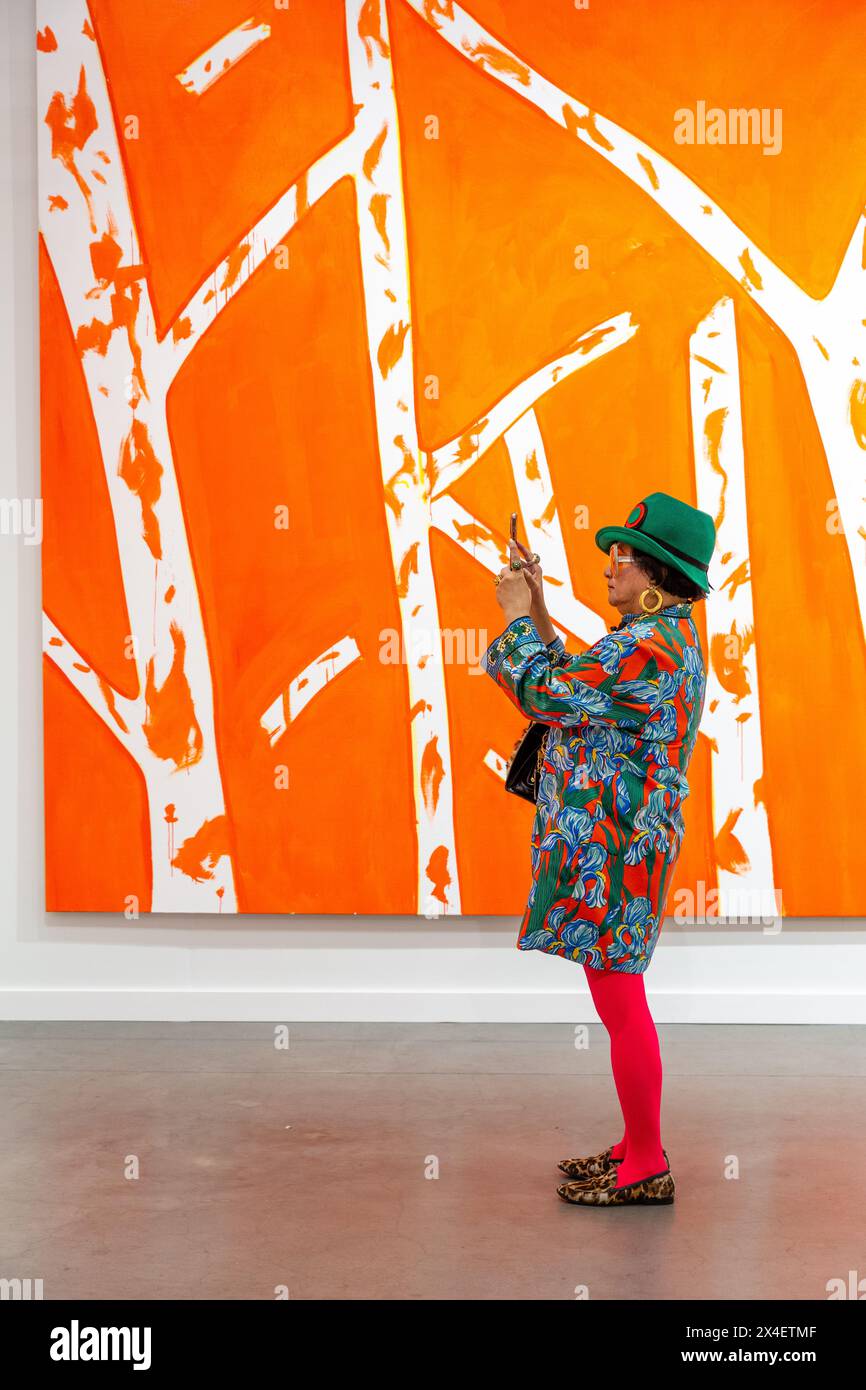New York, NY, USA. 2nd May, 2024. The Frieze Art Fair, one of New York
