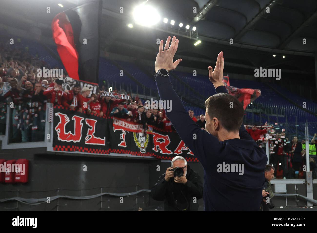 Fanion Rennes (Europa League 2023/2024) – Neuf, Tissu Multicolore