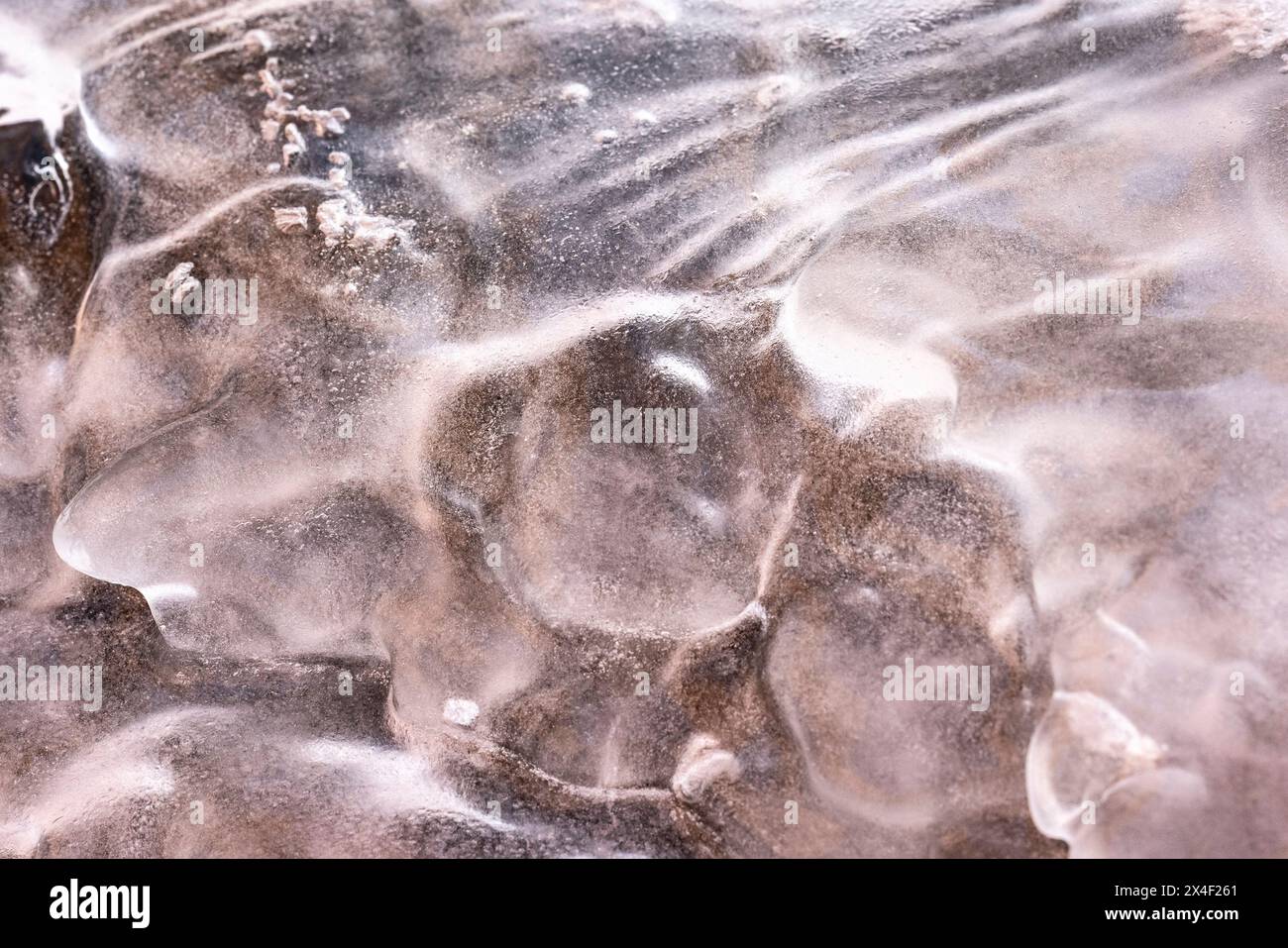 USA, Utah. Ice formations Arches National Park. Stock Photo