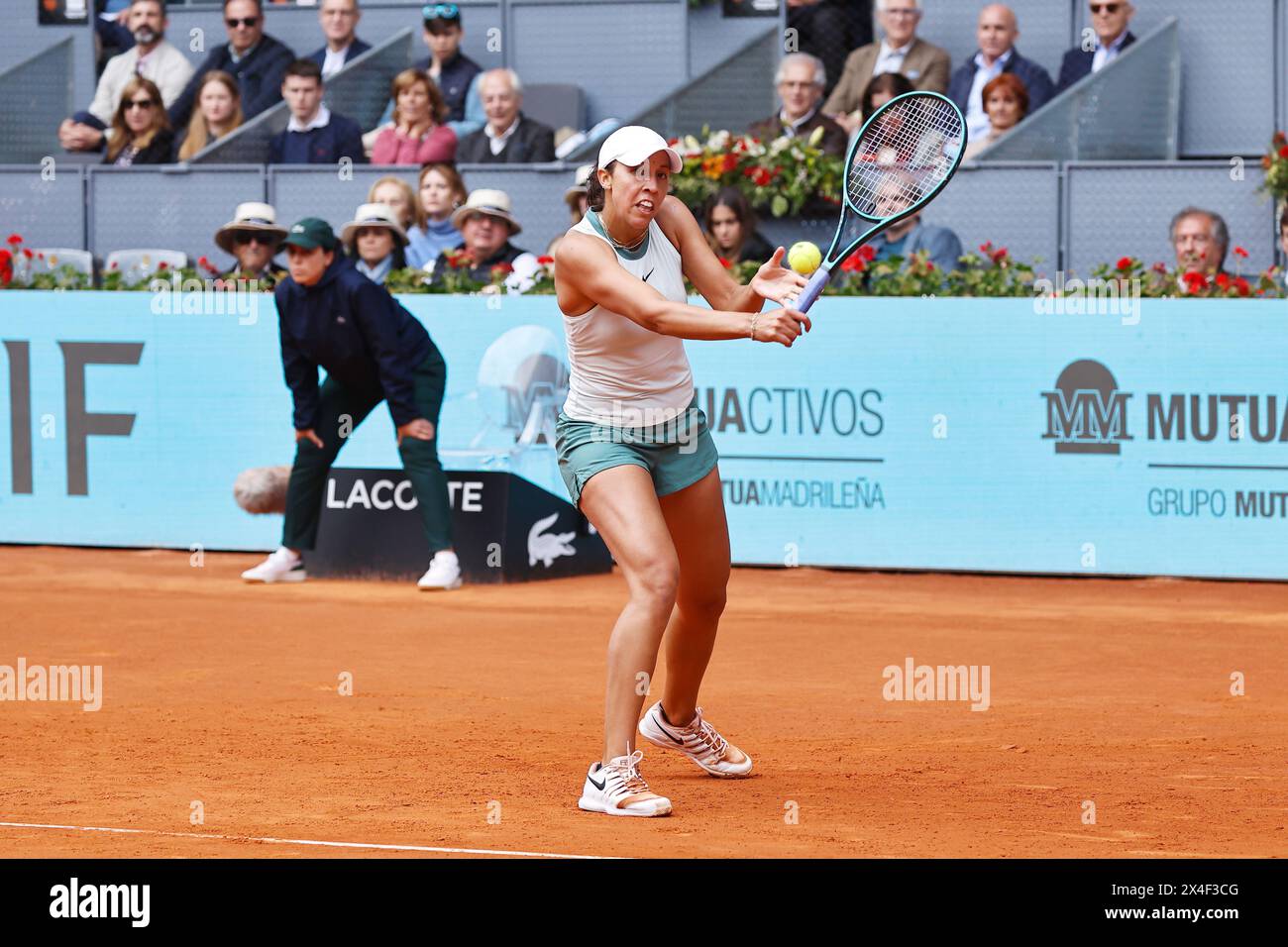 Madrid, Spain. 2nd May, 2024. Madison Keys (USA) Tennis Madison Keys during singles Semi