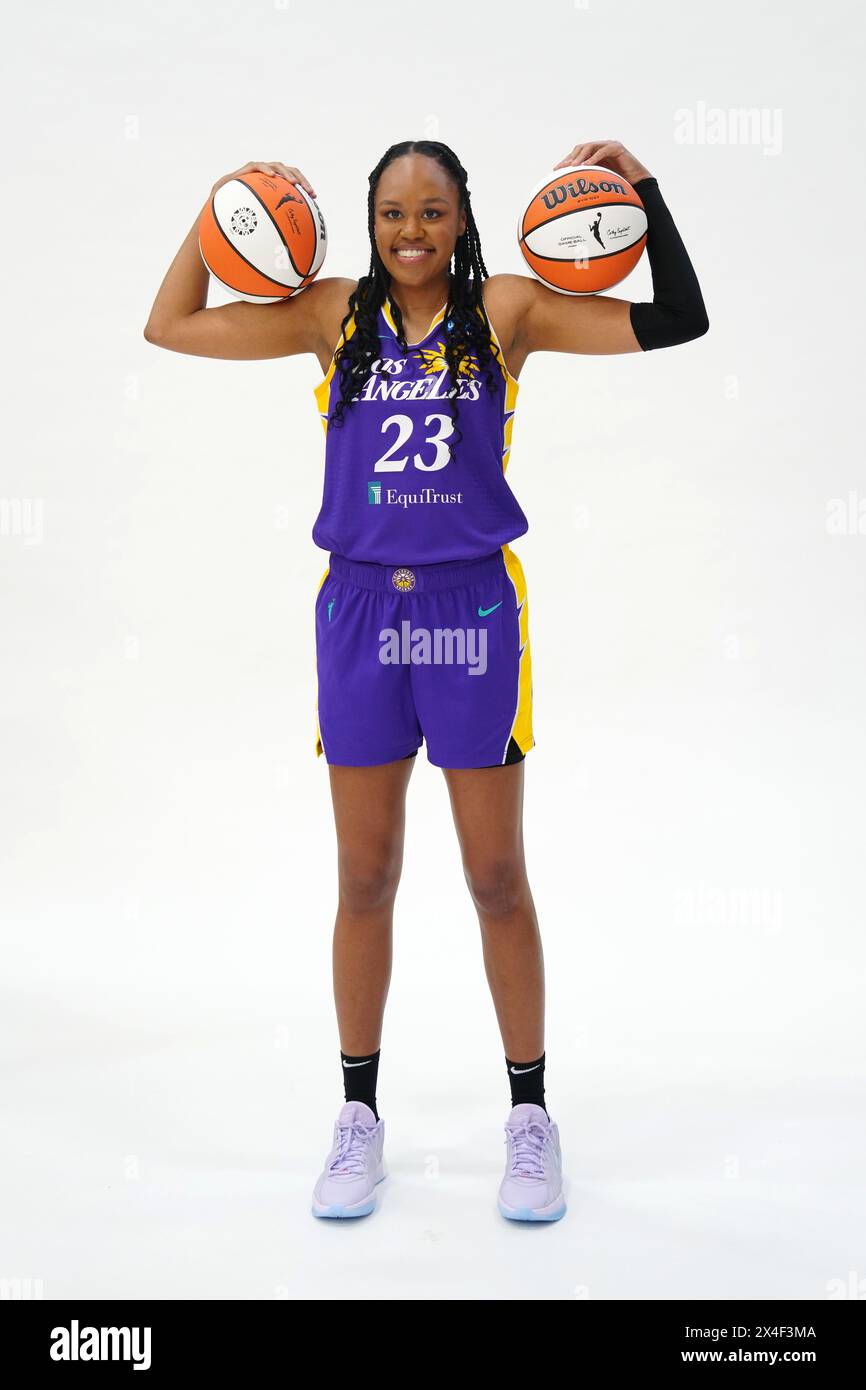 WNBA Los Angeles Sparks サイン入り写真 20220514_DS34771_chrisposs-