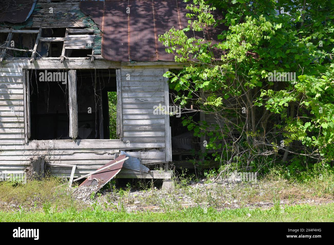 Neglected and abandoned farmhouse Stock Photo - Alamy