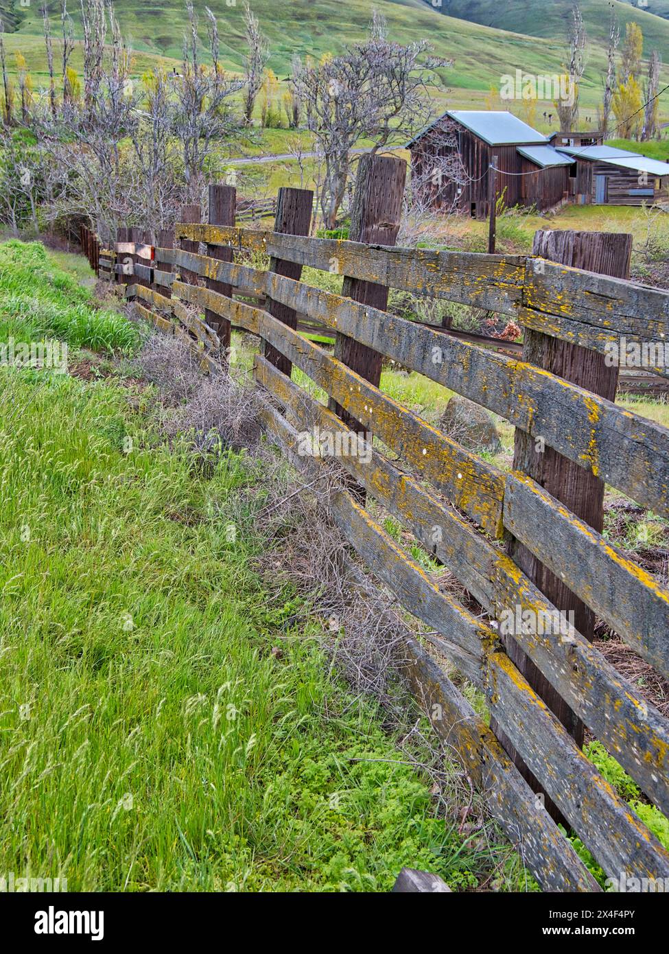 Old fence line hi-res stock photography and images - Alamy