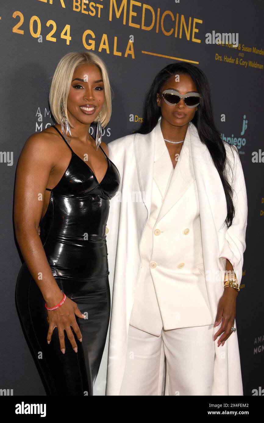 Beverly Hills, Ca. 2nd May, 2024. Kelly Rowland and Ciara at ..., حجم الصورة 866x1390