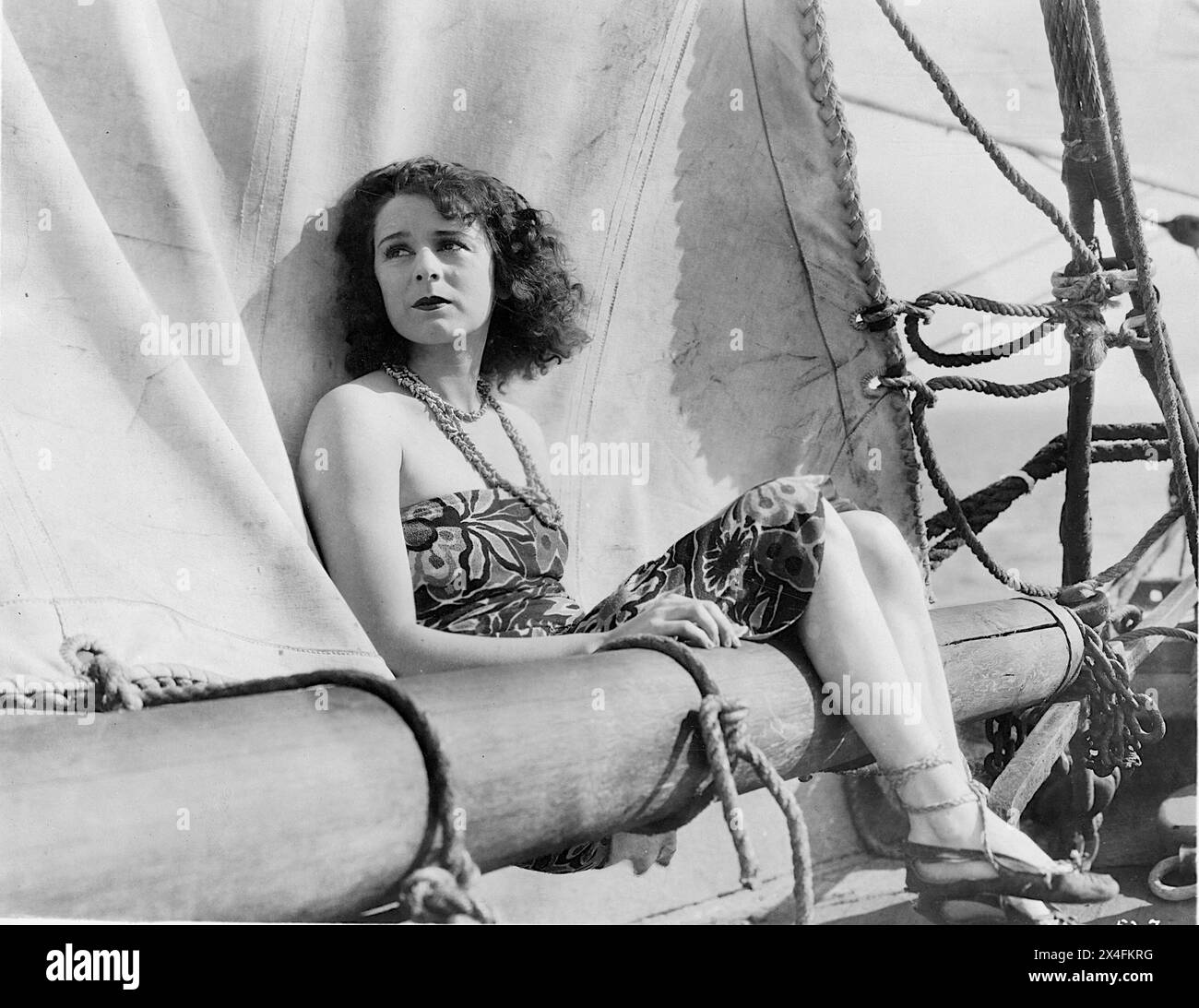 Anita Stewart, silent film actress, still from the American drama film Never the Twain Shall Meet - 1925 Stock Photo