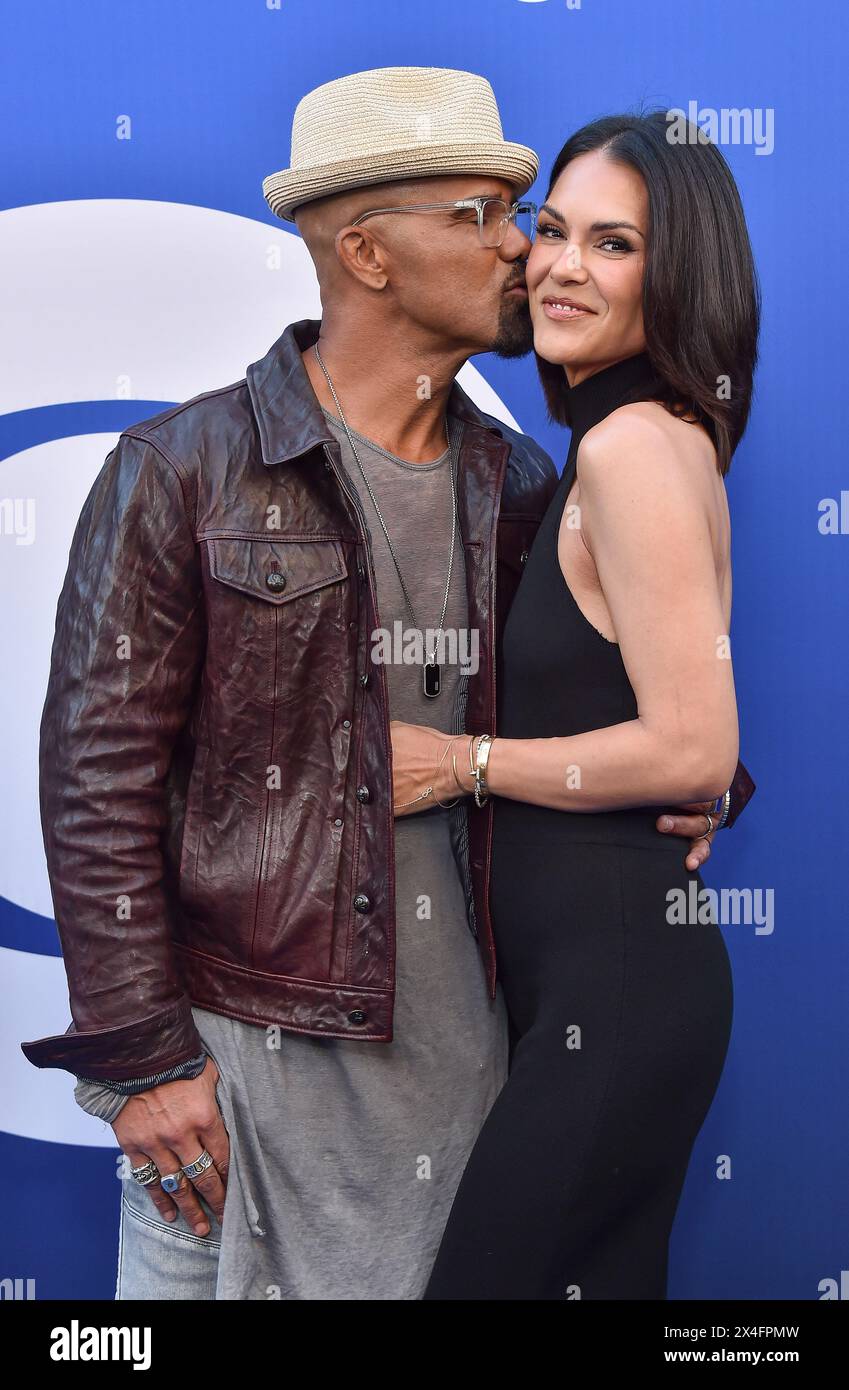 Shemar Moore and Jesiree Dizon arriving to the CBS 20242025 Fall