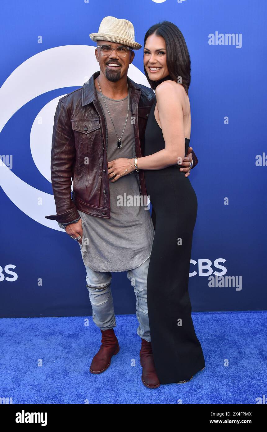 Shemar Moore and Jesiree Dizon arriving to the CBS 20242025 Fall(03)