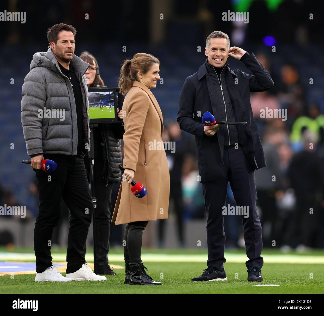 Jamie redknapp coat on sky sports new arrivals