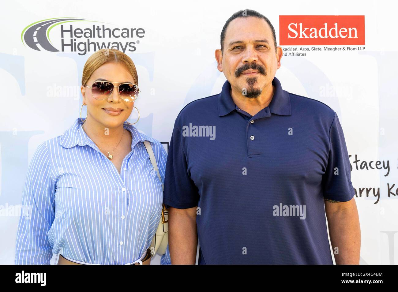 Yadi Valerio mit Ehemann Emilio Rivera beim 17. Celebrity Golf Turnier ...