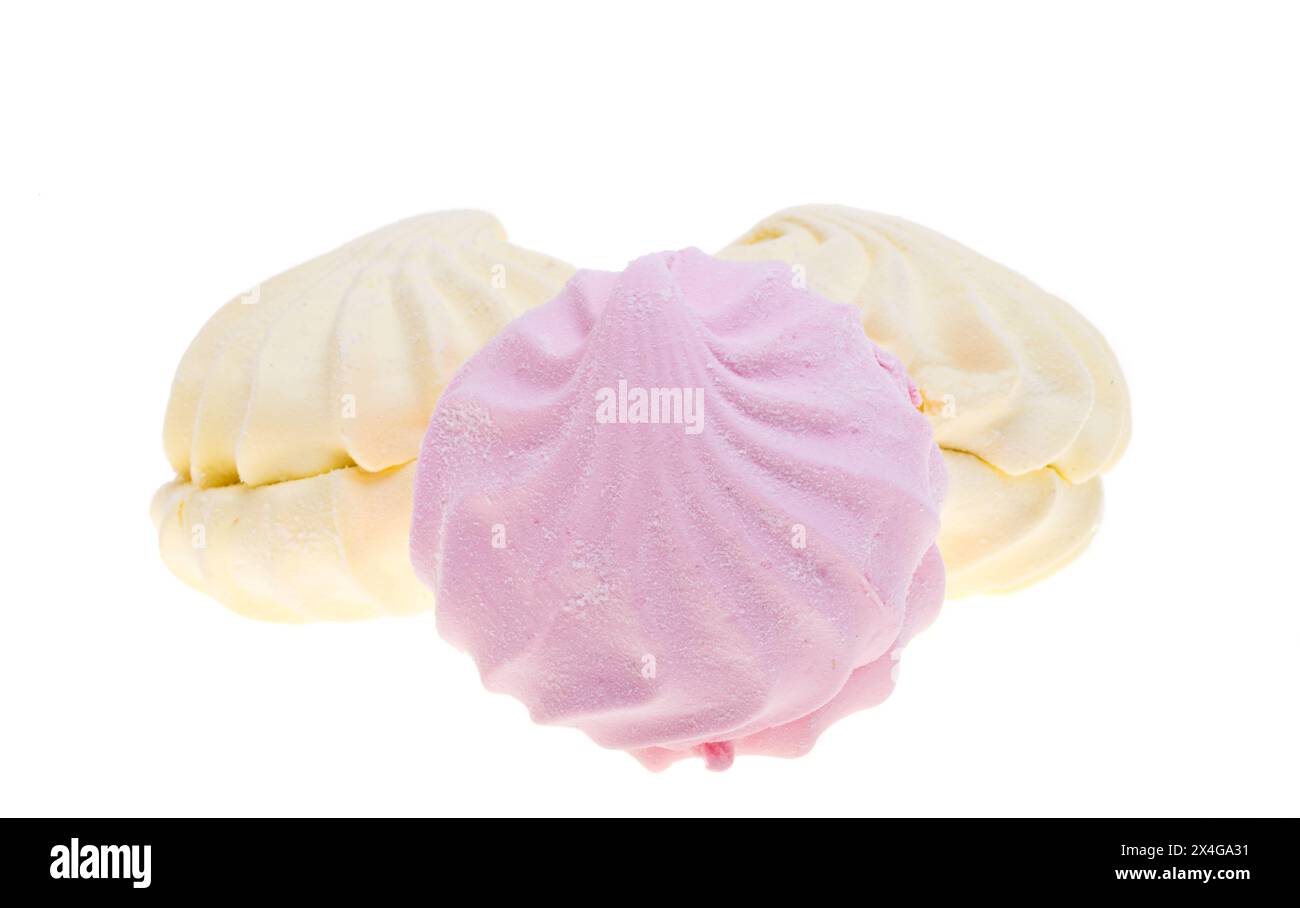 marshmallow isolated on white background Stock Photo - Alamy