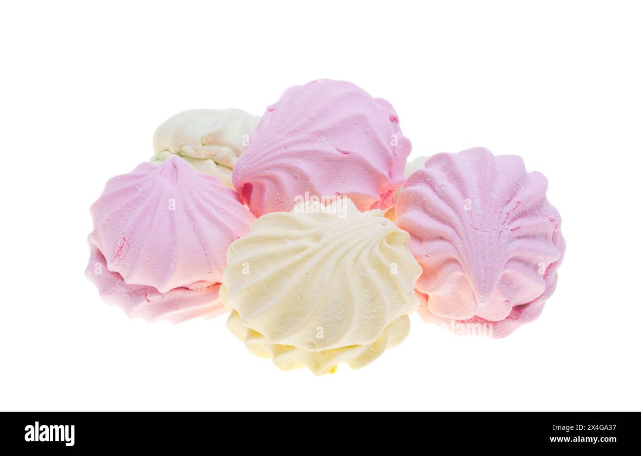 marshmallow isolated on white background Stock Photo - Alamy