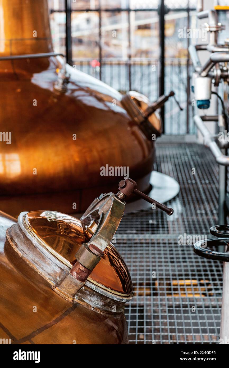 Clydeside Distillery in Glasgow, Scotland Stock Photo