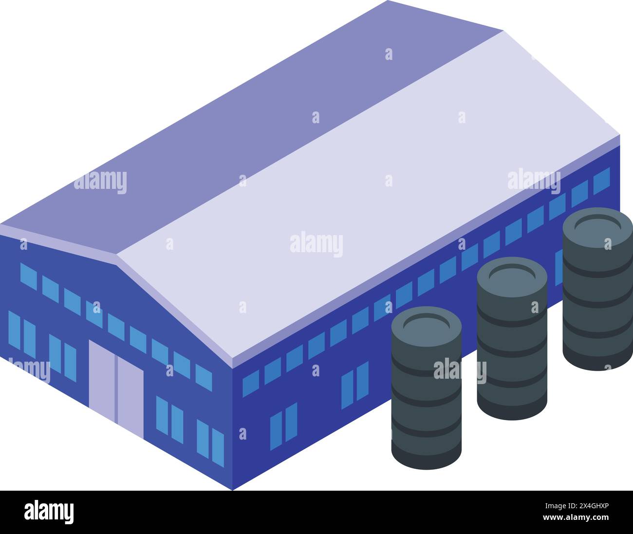 Modern plant storage processing Stock Vector Images - Alamy